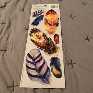 FREE WITH BUNDLE PURCHASE Main street wall creations feather wall clings New